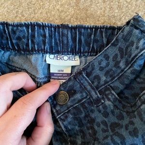 Leopard jeans
